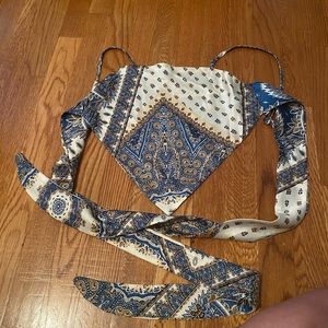 Shein Bandana Top